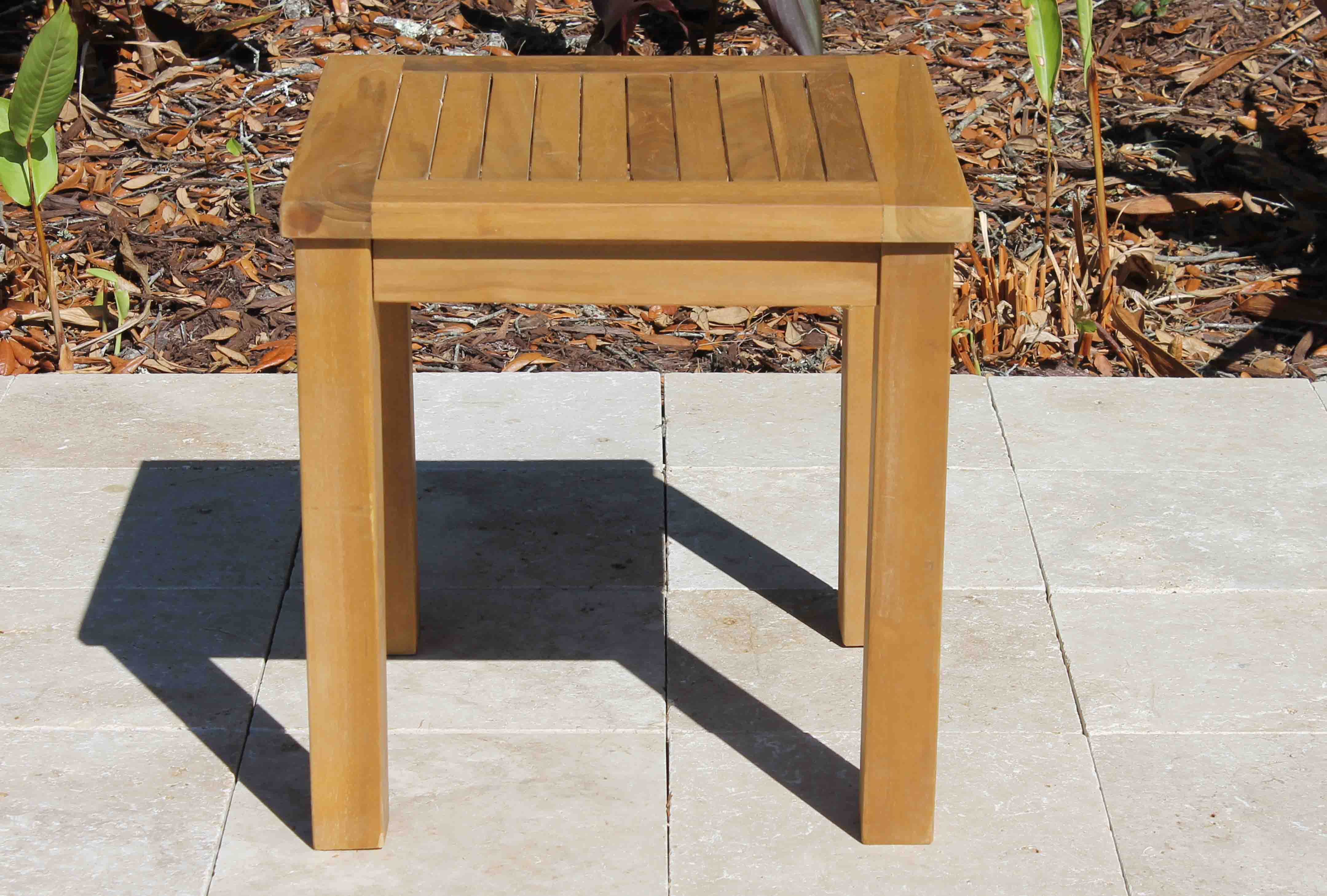 Teak Side Table 18in Oceanic Teak Furniture