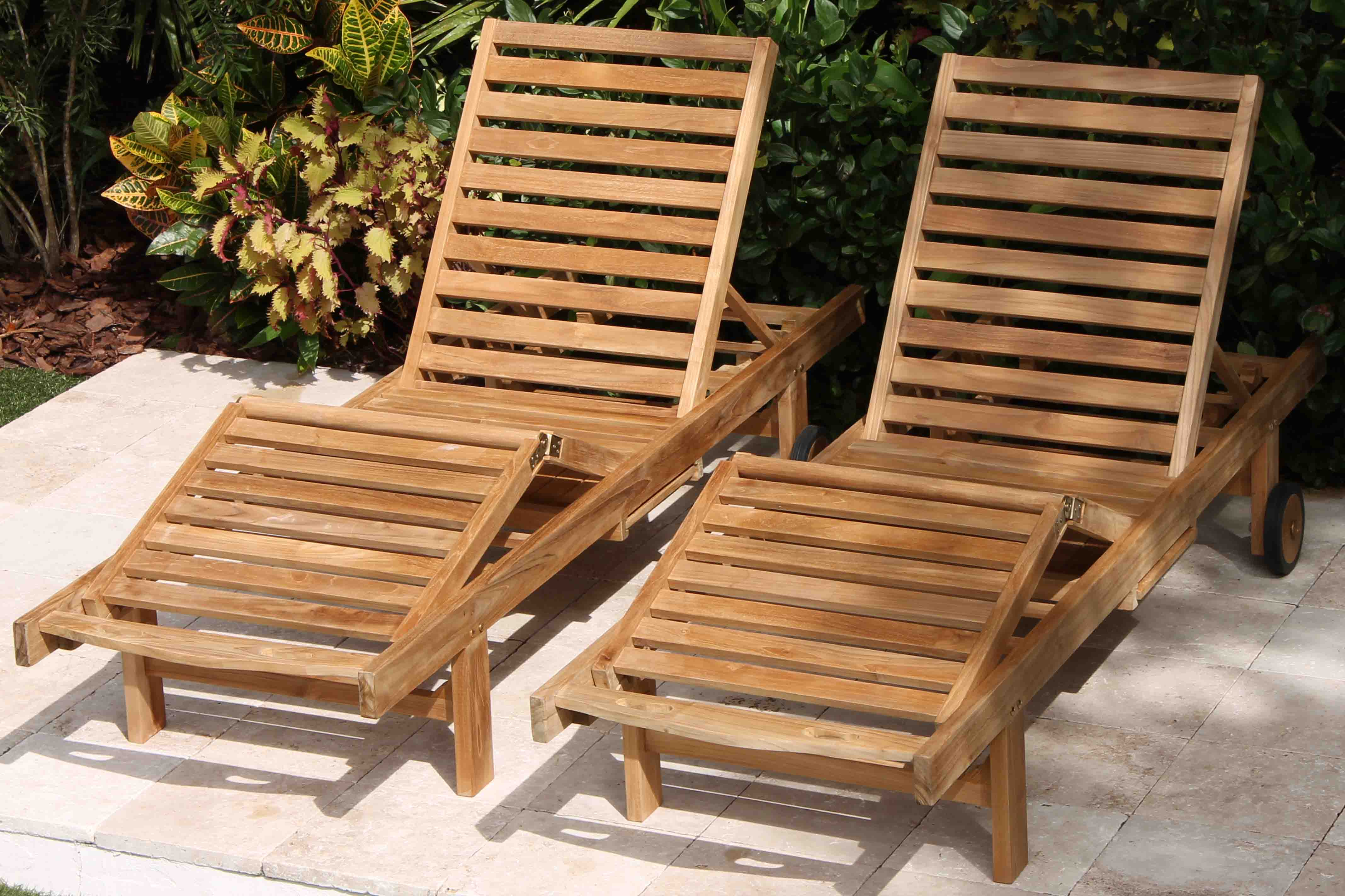 Relax In Style With Teak Patio Loungers Premium Quality And Comfort