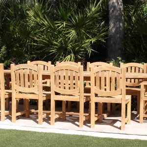 120in Oval Table Java Oval Chairs Armchairs - side