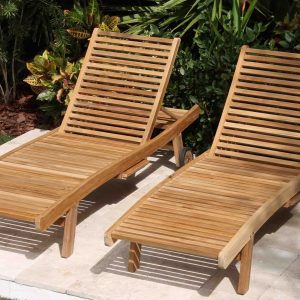 2 x Curve Loungers - top