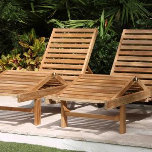 2 x Deluxe Loungers - side