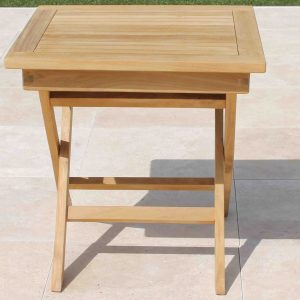 20in Square Side Table - Front