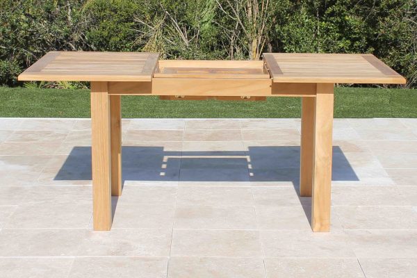 120in Rectangular Extending Table – Oceanic Teak Furniture