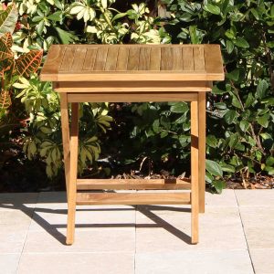 20in Folding Side Table - front