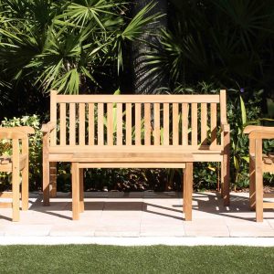 60in bench and Java Armchair Set #2