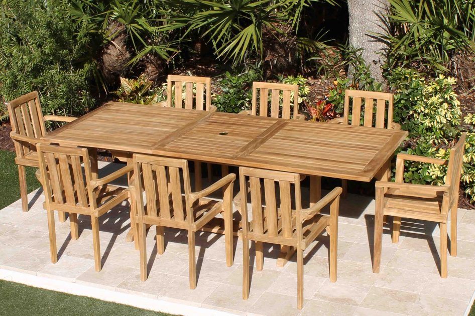 95in Rectangular Table 8 Bay Chairs, How Long Is A Rectangular Table That Seats 8