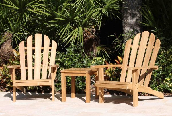 Adirondacks & 18in Side table Set side