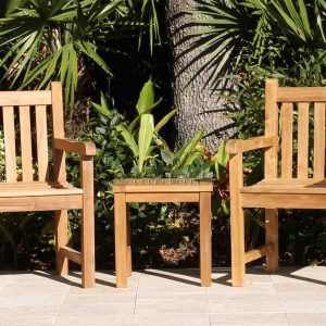 Java Armchair and 18in Side Table #2