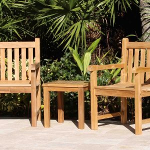 Java Armchair and 18in Side Table #3