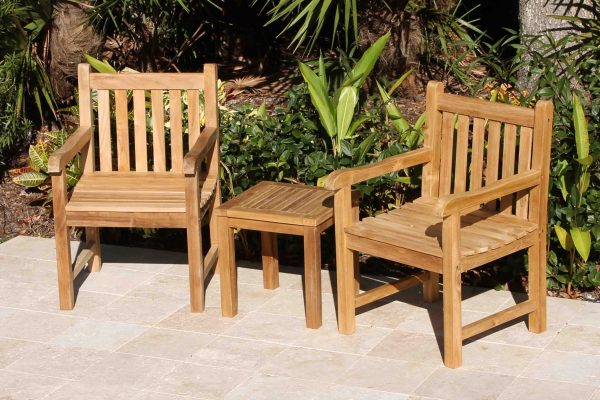 Java Armchair and 18in Side Table