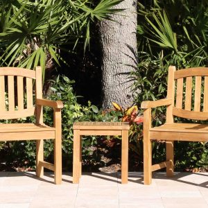 Java Oval Armchairs and Coffee Table #2