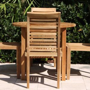 36in Round Table & Atlantic Chairs Set - front