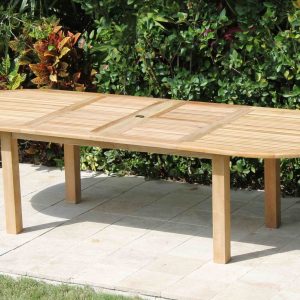 120in Oval Table full extension - top