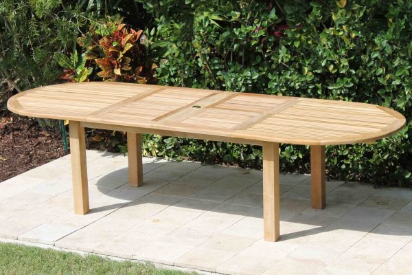 120in Oval Table full extension - top