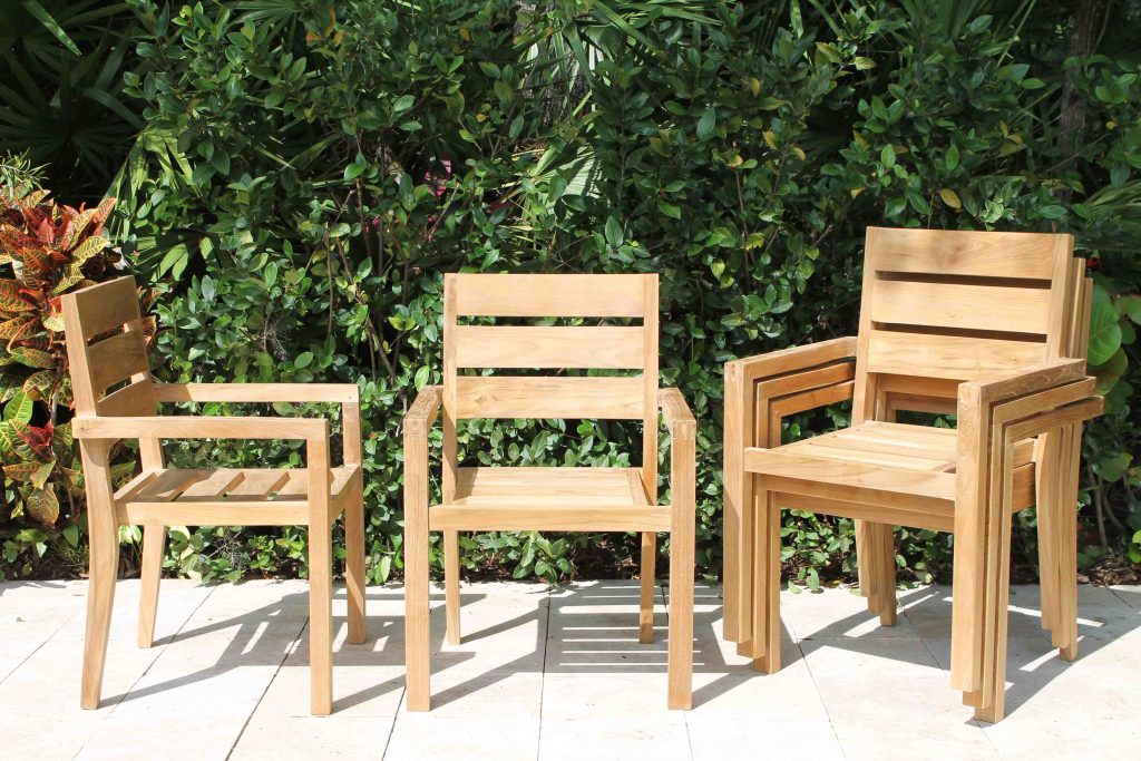 Teak South Beach Armchairs Oceanic Teak Furniture