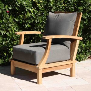 New Classic Deep Seat Armchair & New Cushions -Front 1