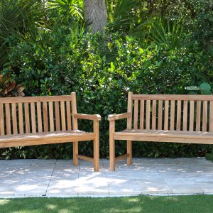 WAREHOUSE CLEARANCE - Set of 2 Classic Java 60in Teak Benches