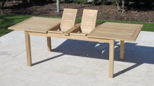 120in Rectangular Extending Table – Oceanic Teak Furniture