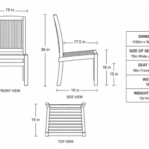 Pacific Chair Dimensions