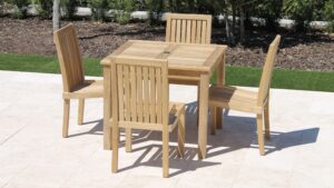 36in Square Table with Hudson Chair 4