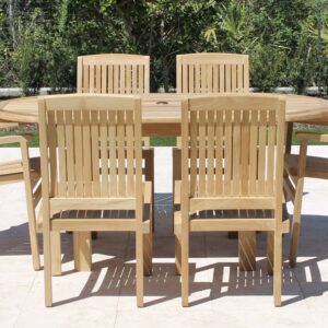 67in Oval Extension Table with Pacific