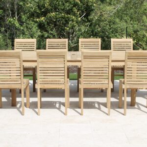 120in Rectangular Extension Table with Atlantic