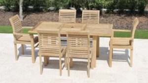 67in Rectangular Extension table with Atlantic 3