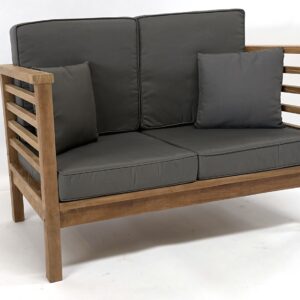 WAREHOUSE CLEARANCE -Teak Charleston Love Seat including Full Cushions