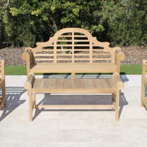 Marlborough Set - 65in Marlborough Bench + Marlborough Coffee Table + Marlborough Chair 1 (60in Marlborough Bench)