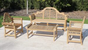 Marlborough Set - 77in Marlborough Bench + Marlborough Coffee Table + Marlborough Chair 2 (72in Marlborough Bench)