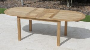 95in Oval Double Extension Table 7