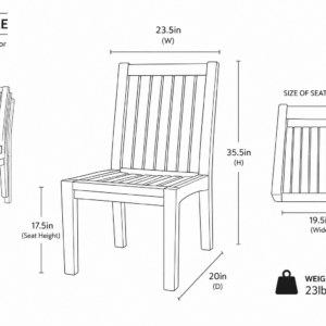 Hudson Chair Dimensions