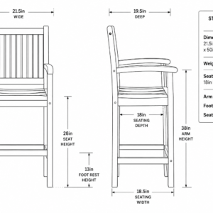 Java Bar Armchair