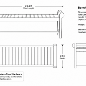 Marlborough Coffee Table Dimensions