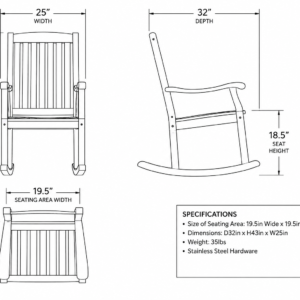 Rocking Chair dimensions