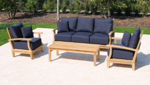 Sofa Set Navy Blue