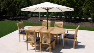67in Oval Atlantic Umbrella